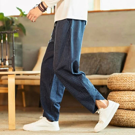 Ryker Pinstripe Loose Fit Pants