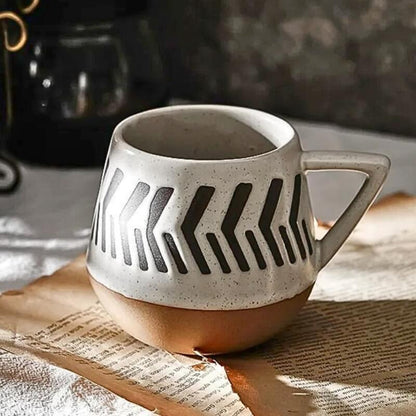 Geometric Artistry Ceramic Mugs